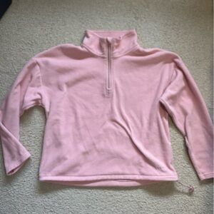 Women’s Roxy Pink Quarter-Zip Pullover Medium